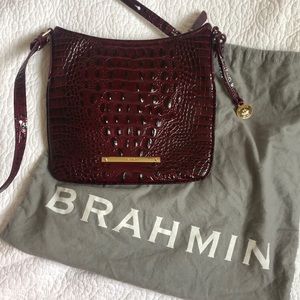 Brahmin Maroon Crossbody